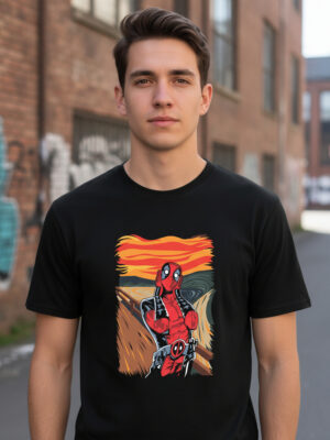 Remera: Deadpool El Grito Memoestampados