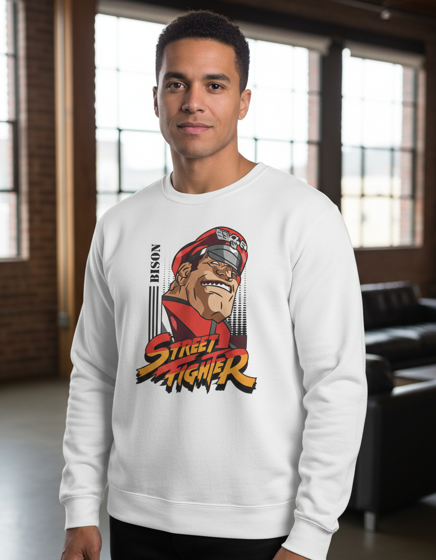 Buzo Bison Street Figther Memoestampados - Imagen 7
