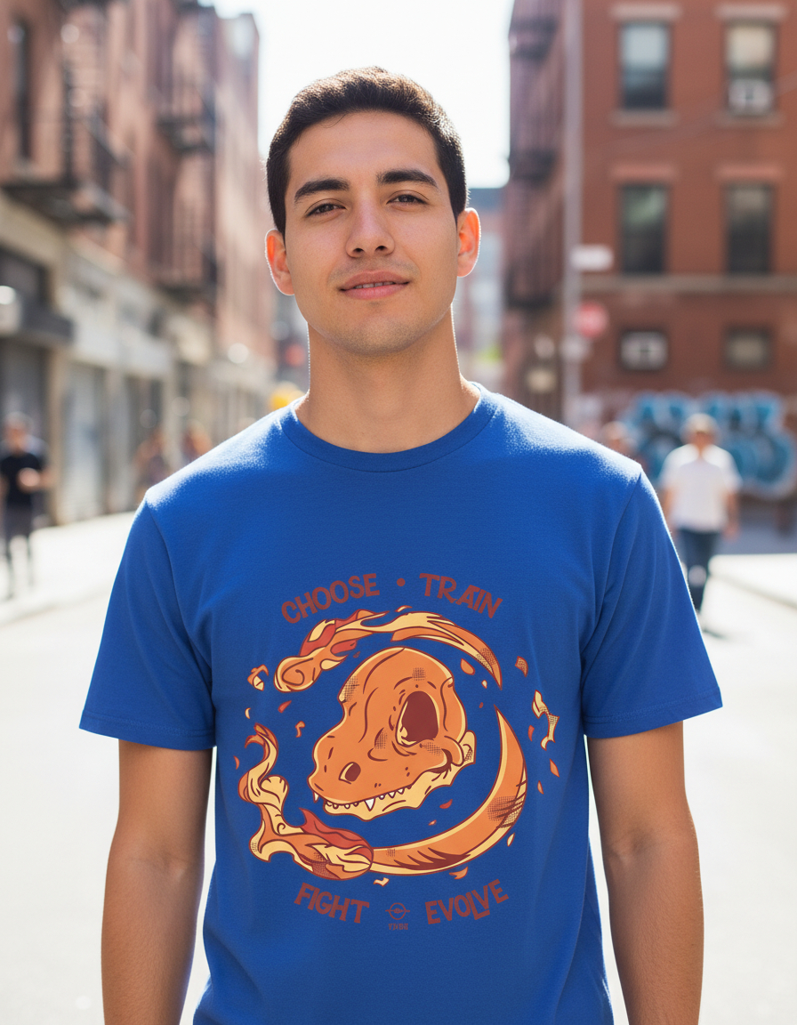 Remera: Charmander Skull Memoestampados - Imagen 9