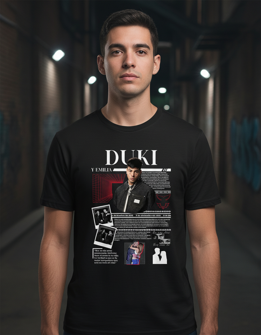 Remera San Valentin, Emilia Y Duki , Novios Precio Por 2