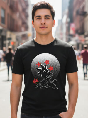 Remera: Goku Silueta Memoestampados