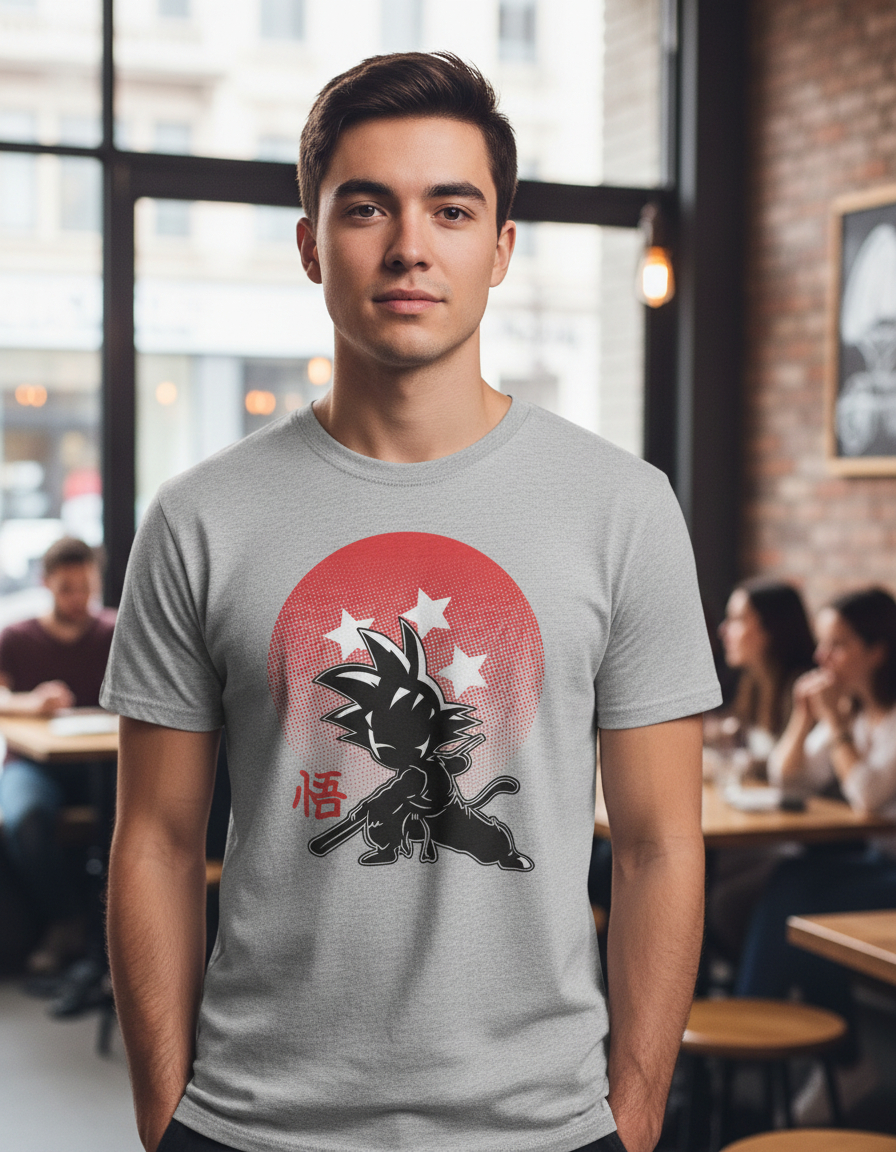 Remera: Goku Silueta Memoestampados - Imagen 18