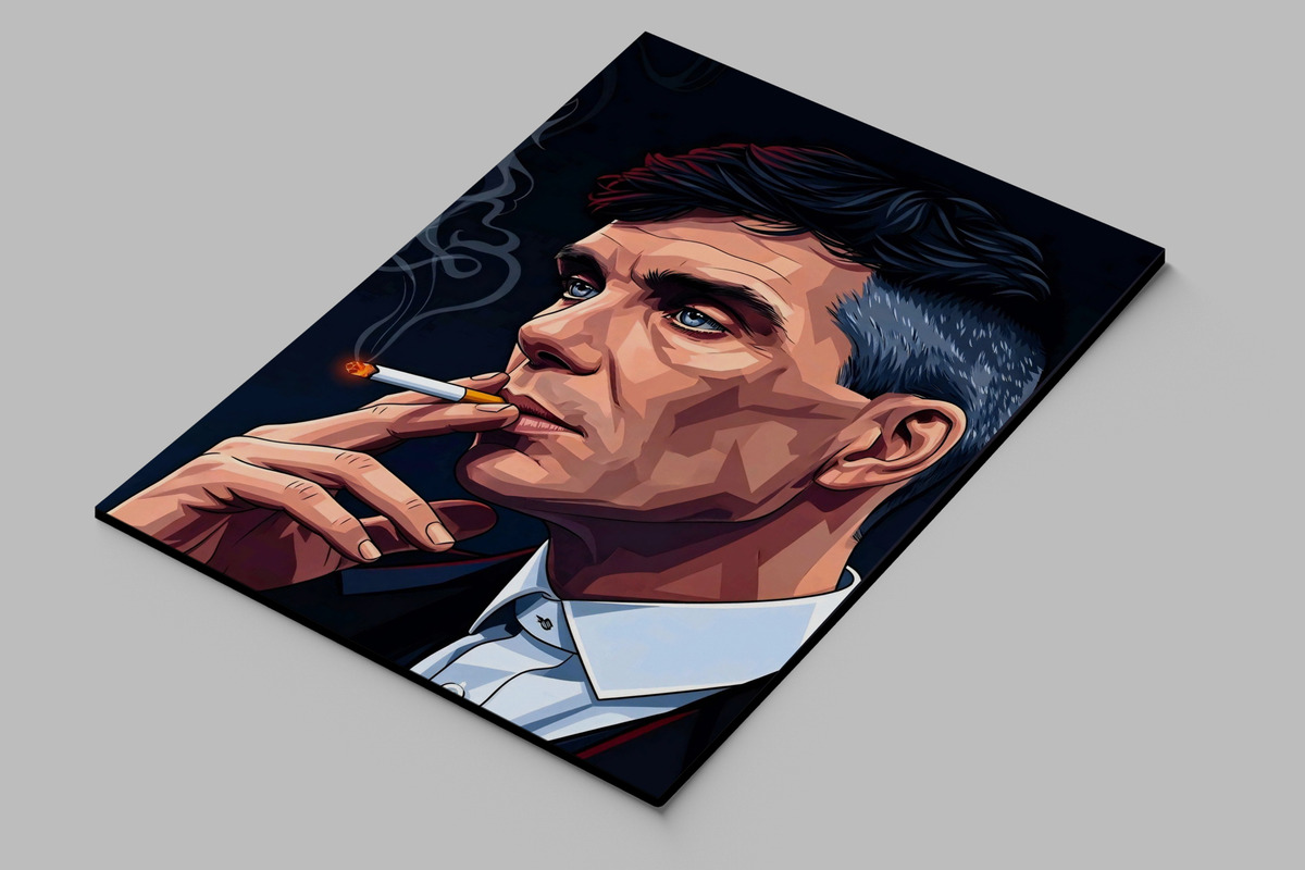 Cuadro Tommy Peaky Blinders 604 40x30 Mdf Memoestampados - Imagen 2