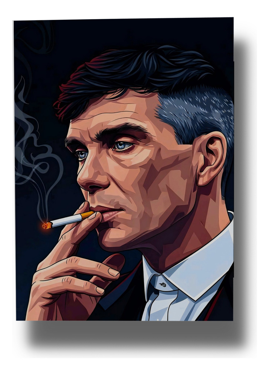 Cuadro Tommy Peaky Blinders 604 40x30 Mdf Memoestampados - Imagen 3