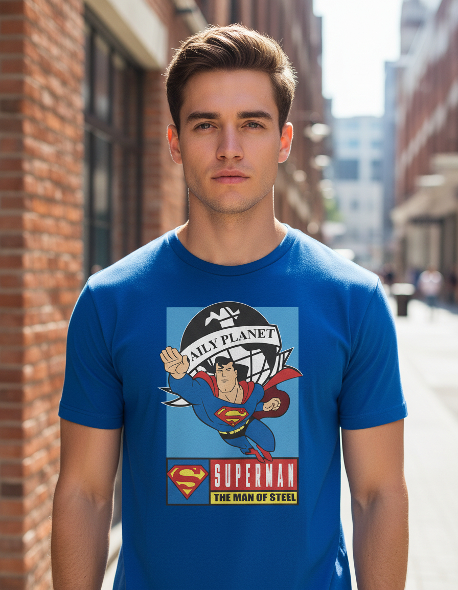 Remera: Superman The Man Of Steel Memoestampados - Imagen 9