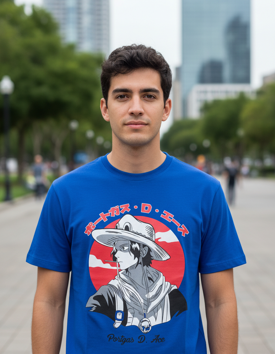 Remera: Portgas D. Ace Memoestampados - Imagen 8
