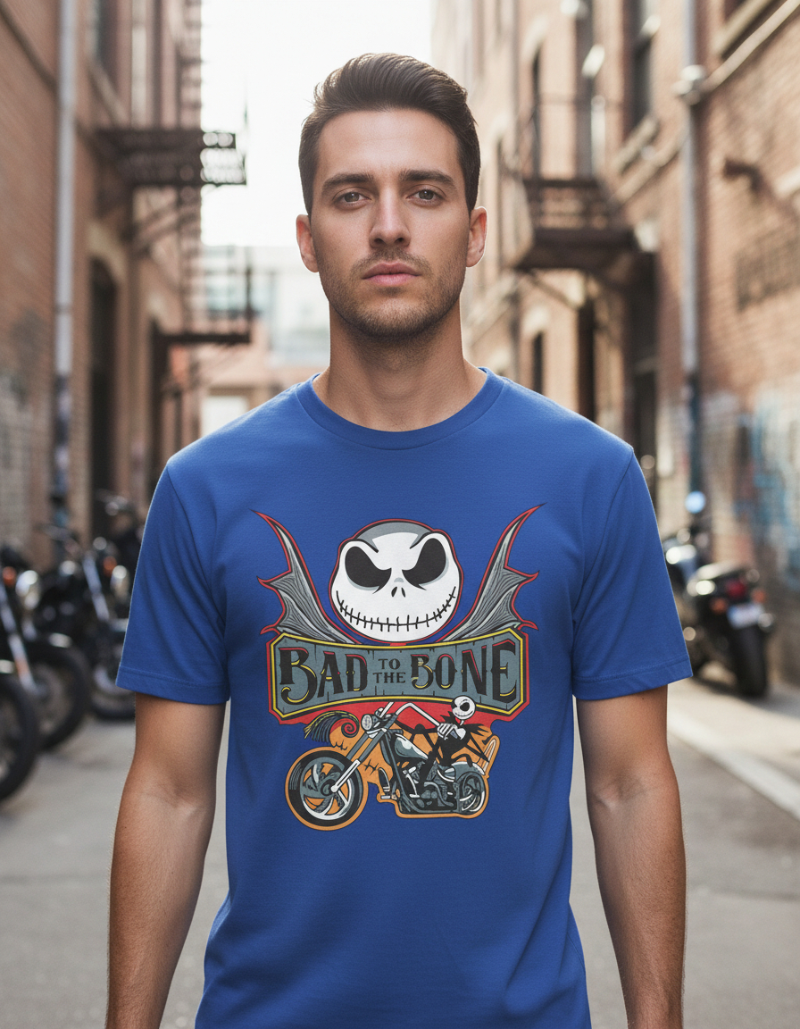 Remera: Bad To Bone Jack Memoestampados - Imagen 7