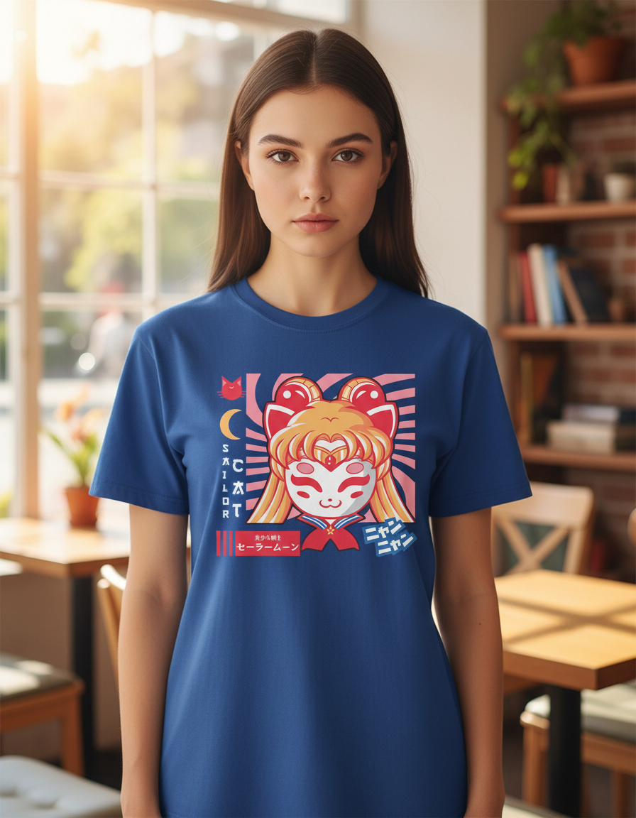 Remera: Sailor Cat Memoestampados - Imagen 8