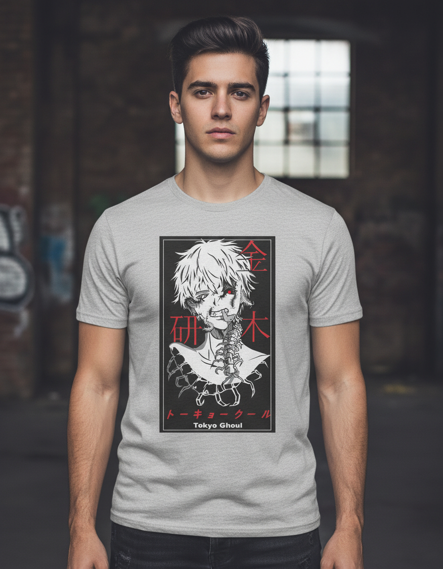 Remera: Tokyo Ghoul Creepy Memoestampados - Imagen 13