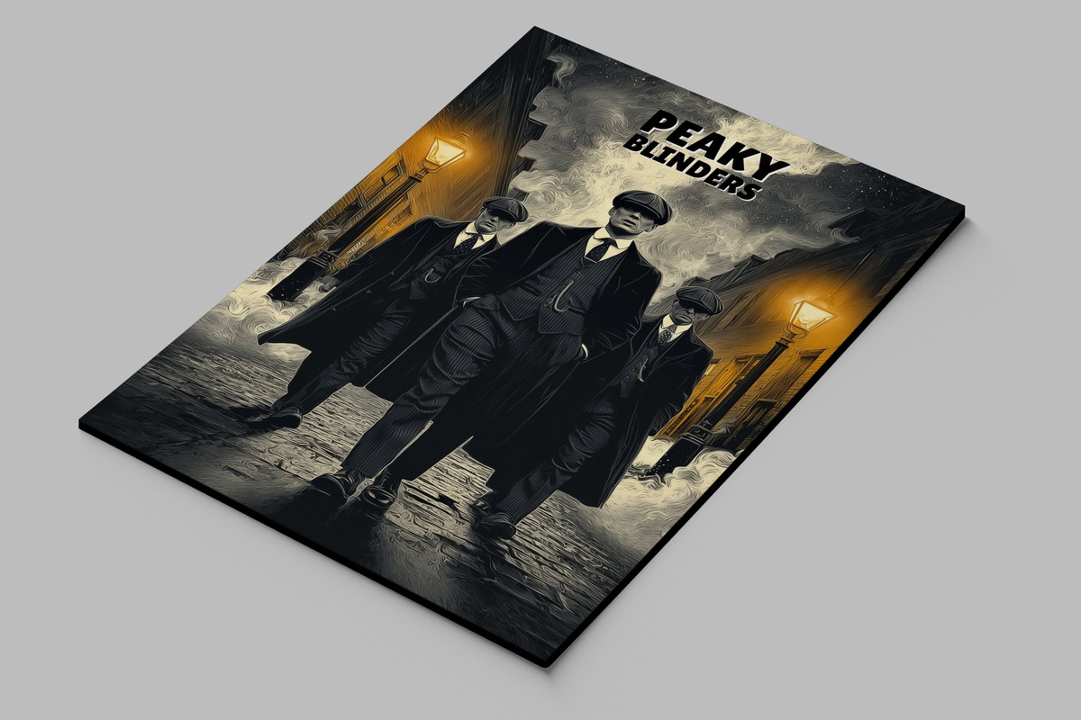 Cuadro 609 Peaky Blinders 40x30 Mdf Memoestampados - Imagen 2