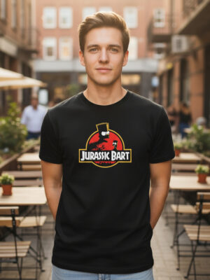 Remera: Jurassic Bart Memoestampados