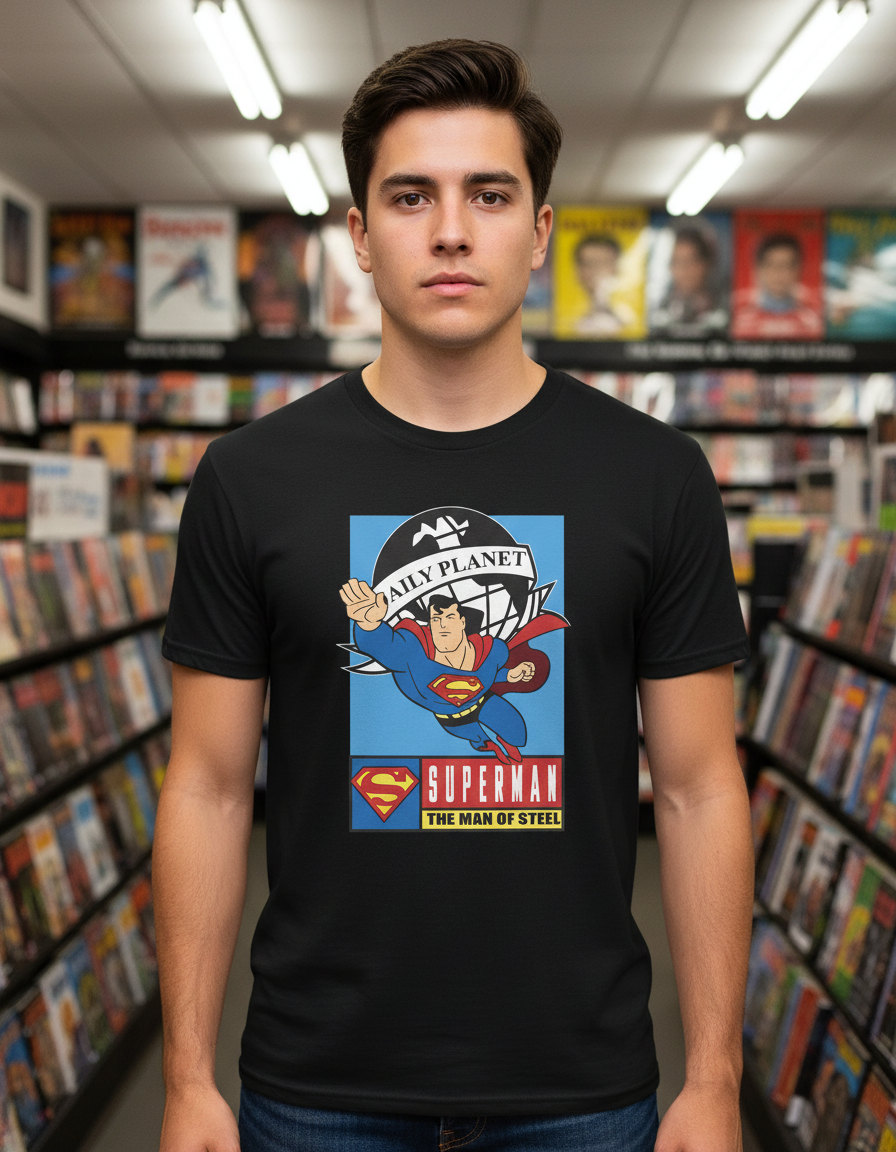 Remera: Superman The Man Of Steel Memoestampados - Imagen 3