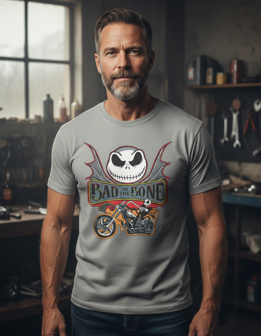 Remera: Bad To Bone Jack Memoestampados - Imagen 23