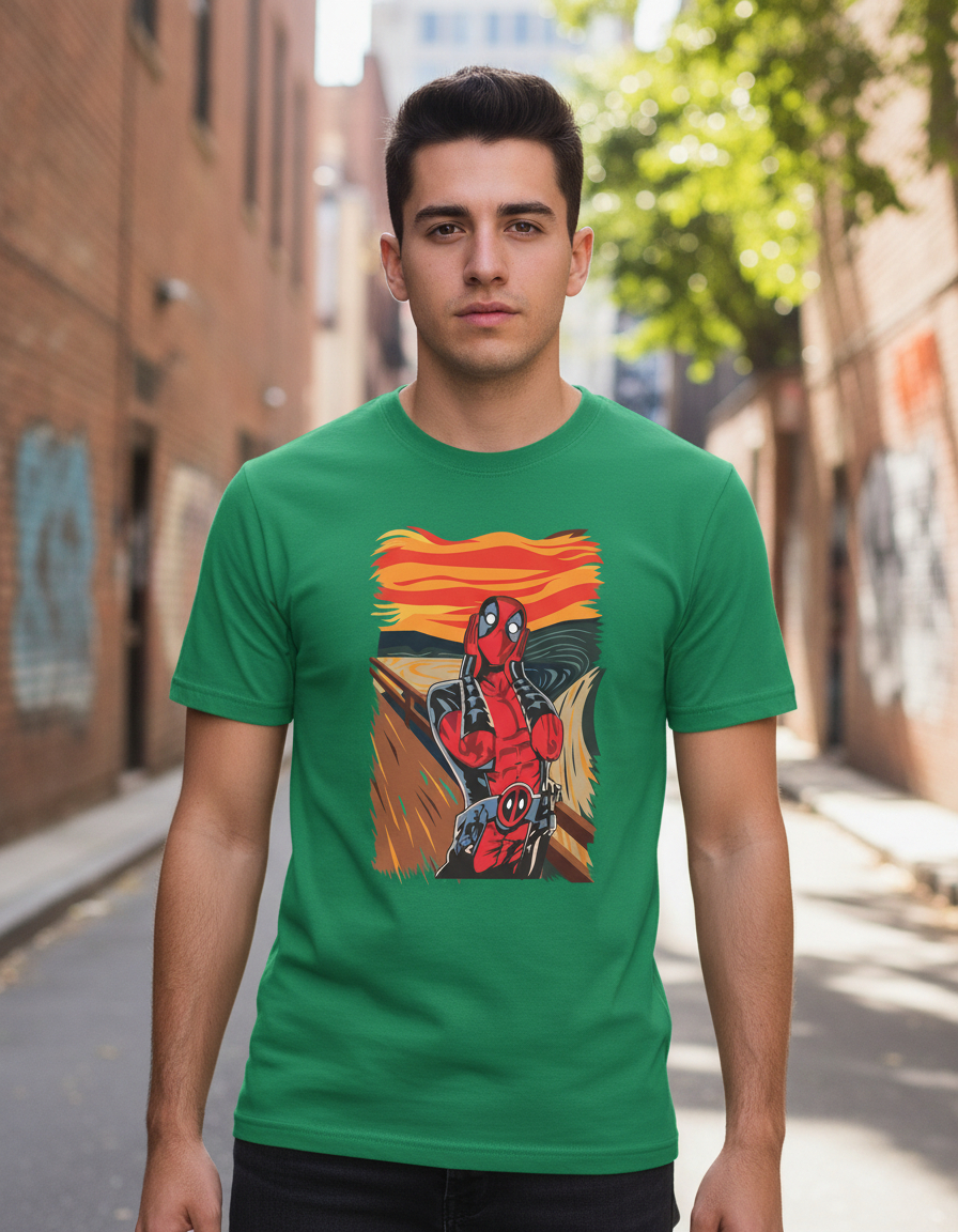 Remera: Deadpool El Grito Memoestampados - Imagen 15