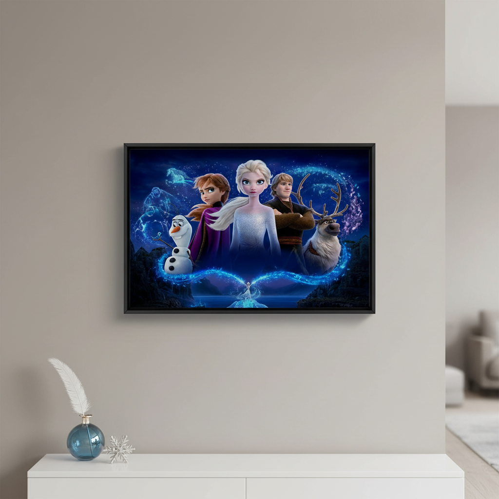 Cuadro 233 Frozen 2 40x53 Mdf Memoestampados - Imagen 2