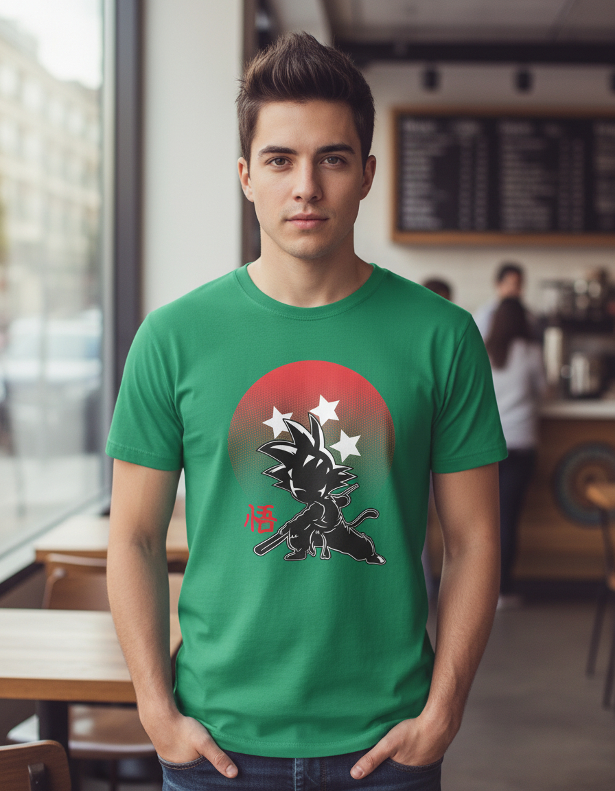 Remera: Goku Silueta Memoestampados - Imagen 11