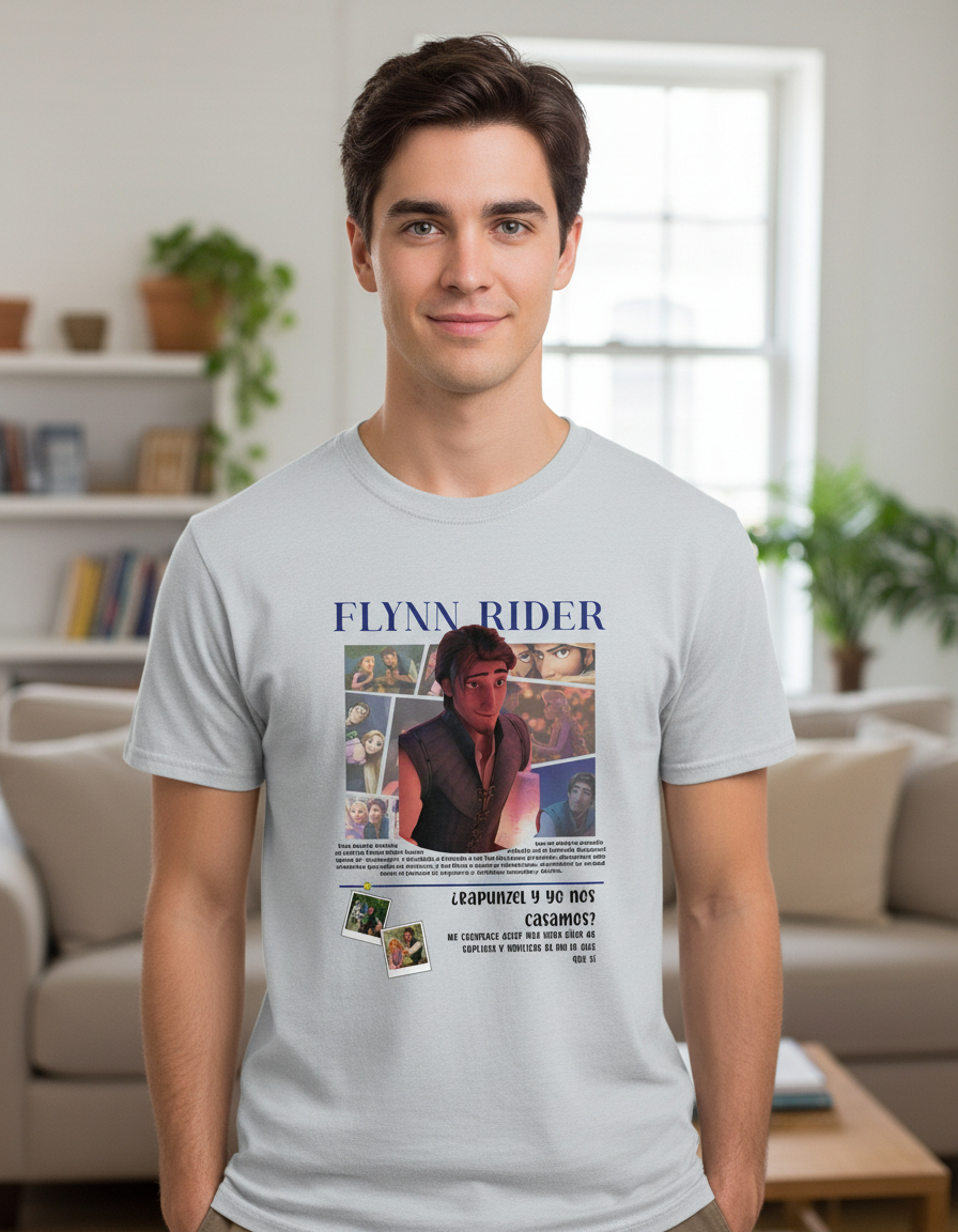 Remera San Valentin, Rapunzel Y Flynn , Novios Precio Por 2 - Imagen 6
