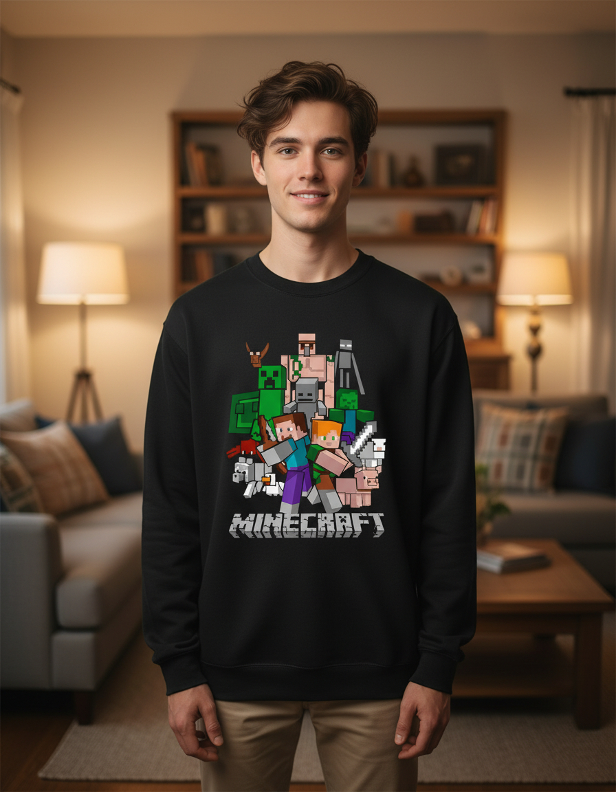 Buzo Minecraft 01 Memoestampados - Imagen 4