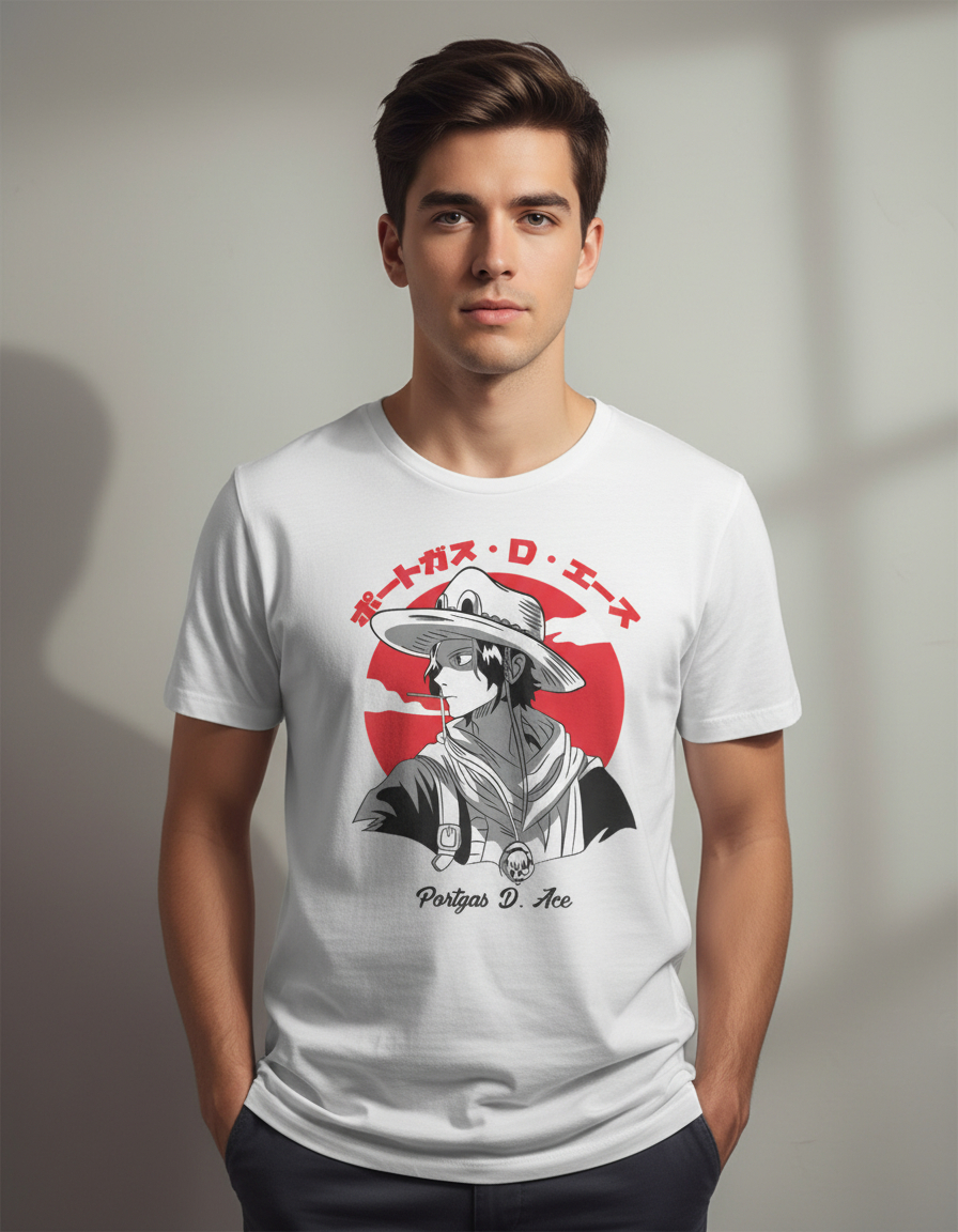 Remera: Portgas D. Ace Memoestampados - Imagen 30
