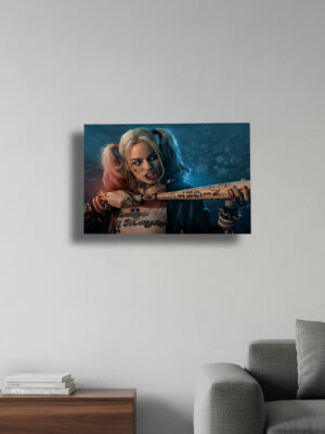 Cuadro 303 Harley Quinn 40x53 Mdf Memoestampados