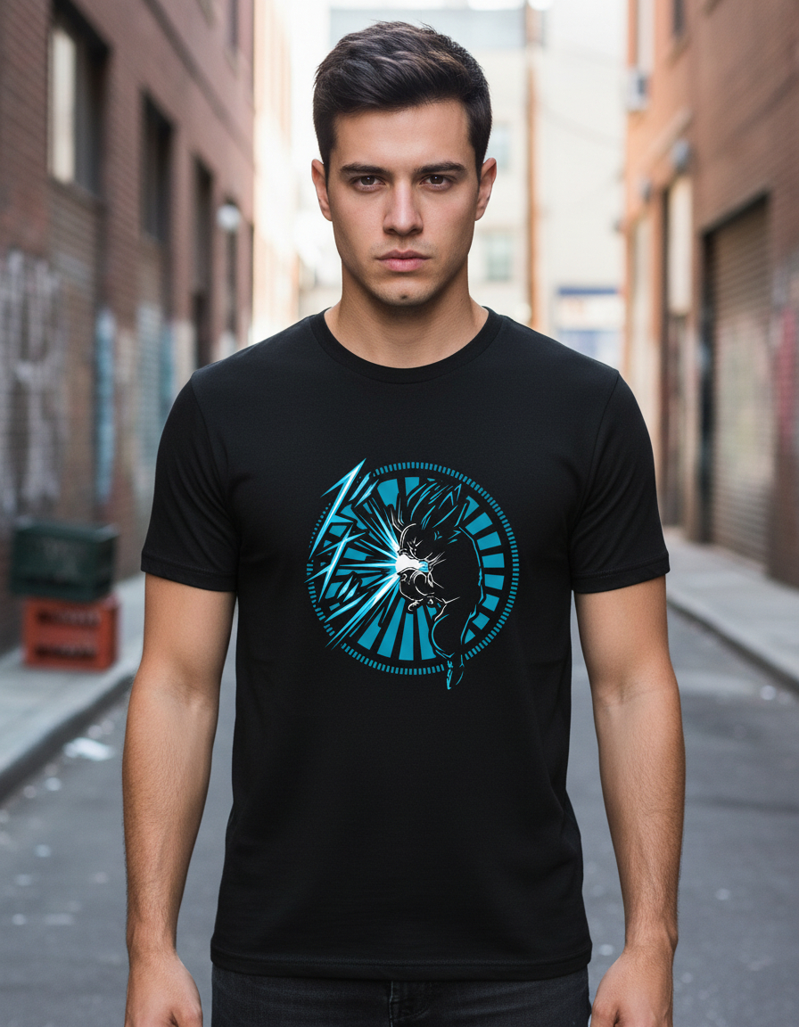 Remera: Goku Power Memoestampados