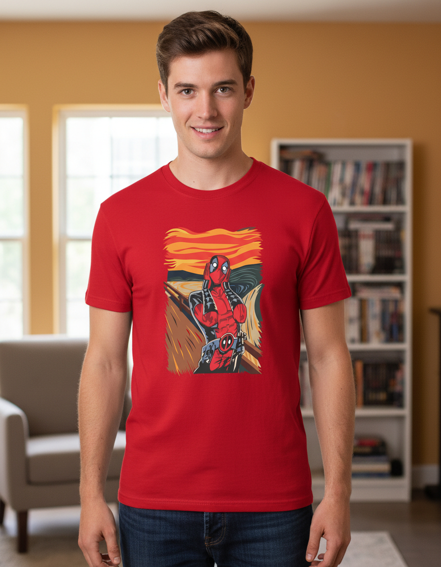 Remera: Deadpool El Grito Memoestampados - Imagen 10