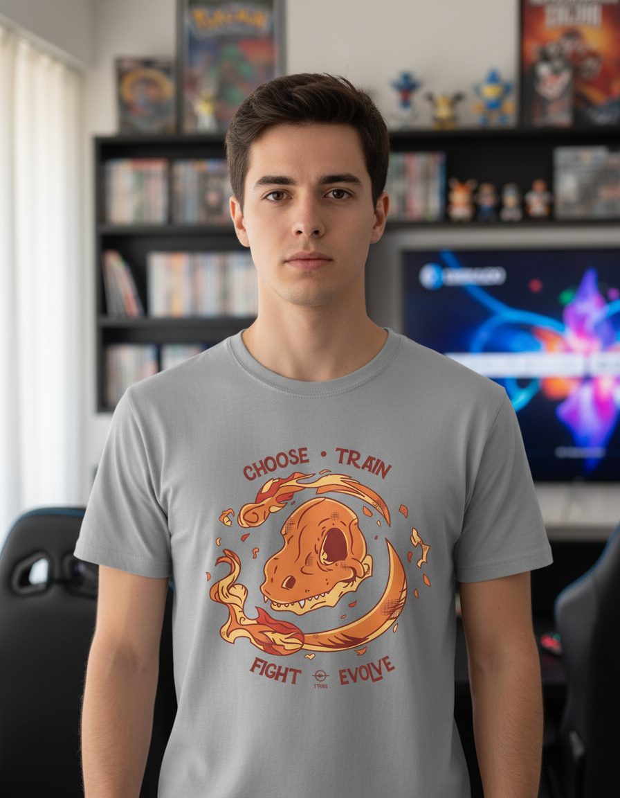Remera: Charmander Skull Memoestampados - Imagen 25