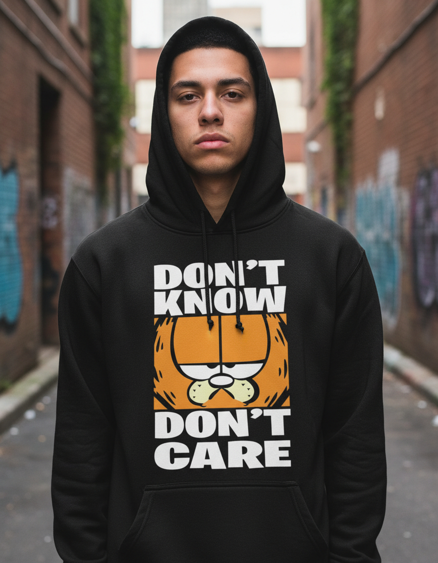 Canguro: Garfield Dont Know Dont Care Memoestampados - Imagen 3