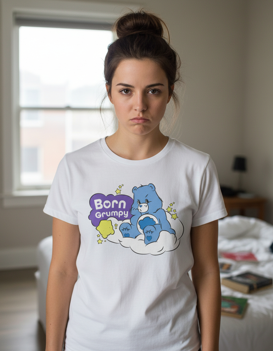 Remera: Born Grumpy Memoestampados - Imagen 27