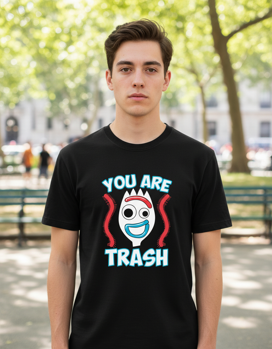Remera: You Are Trash Memoestampados - Imagen 3