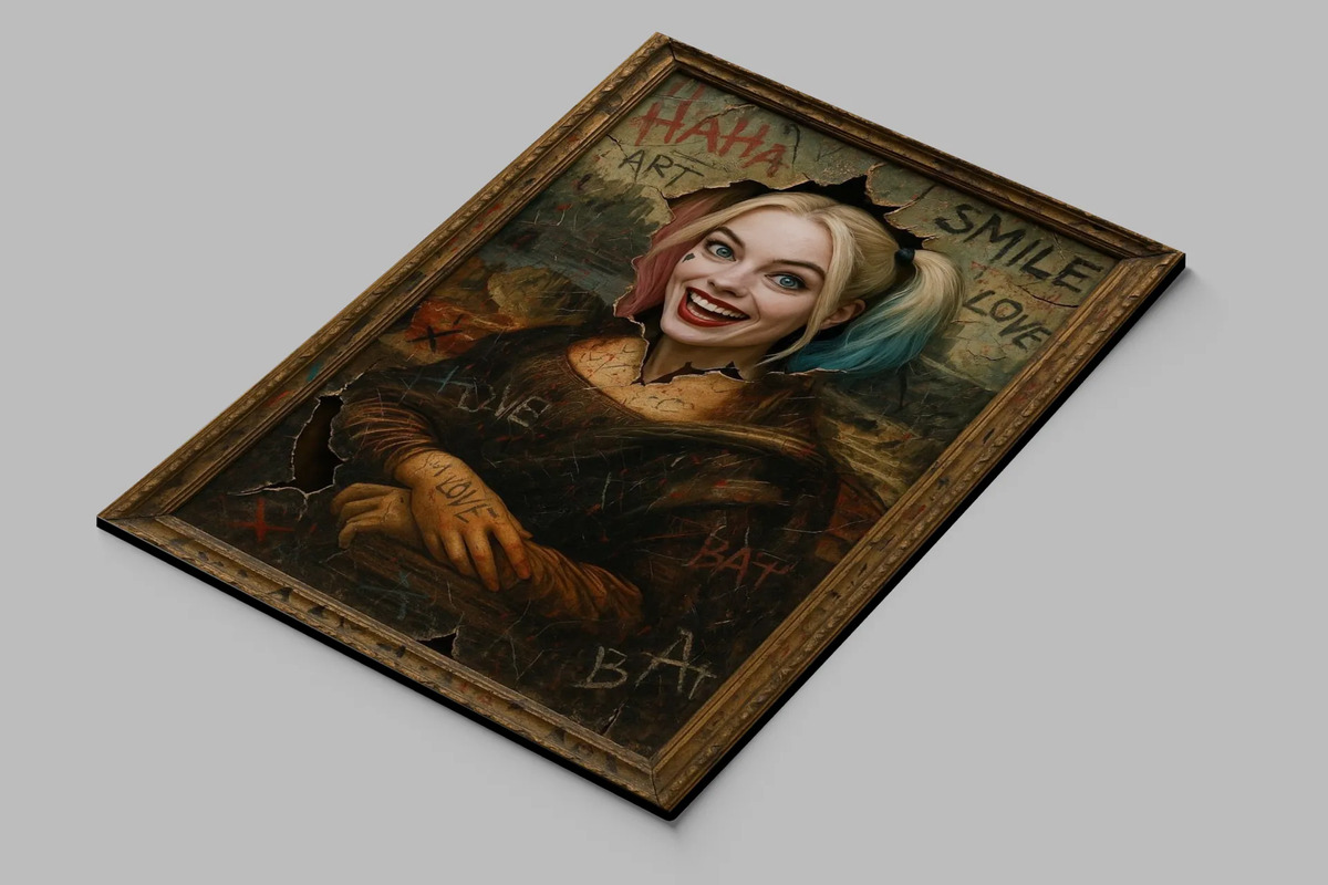 Cuadro 660 Mona Lisa Quinn 70x100 Mdf Memoestampados - Imagen 2