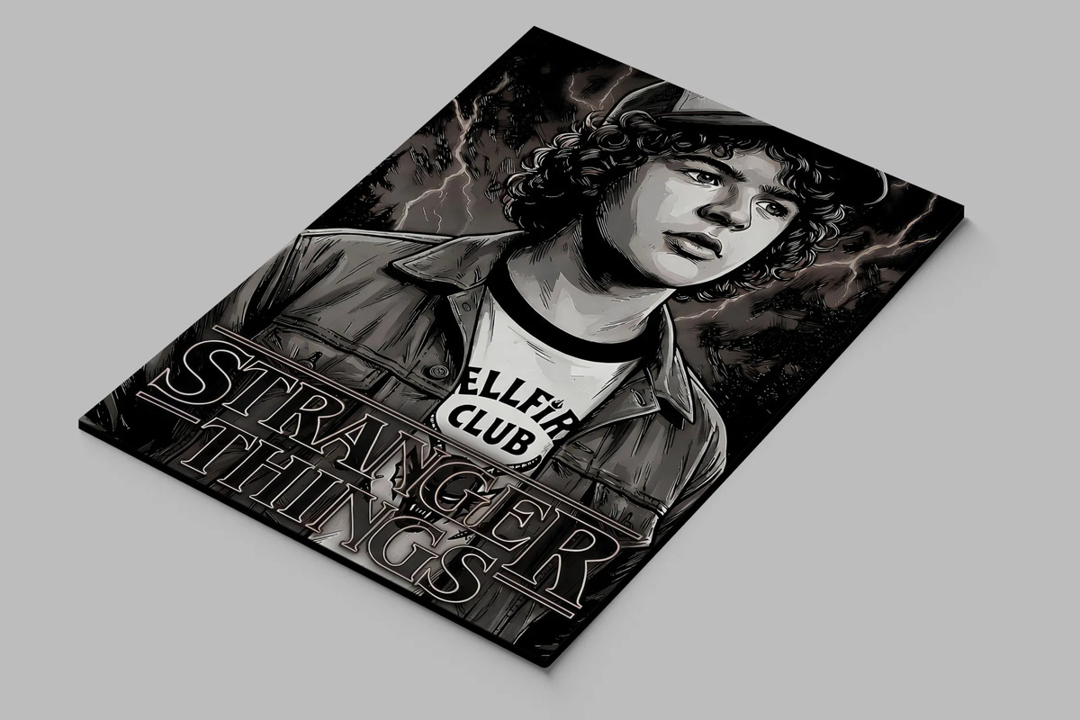 Cuadro 646 Stranger Things 40x53 Mdf Memoestampados - Imagen 2