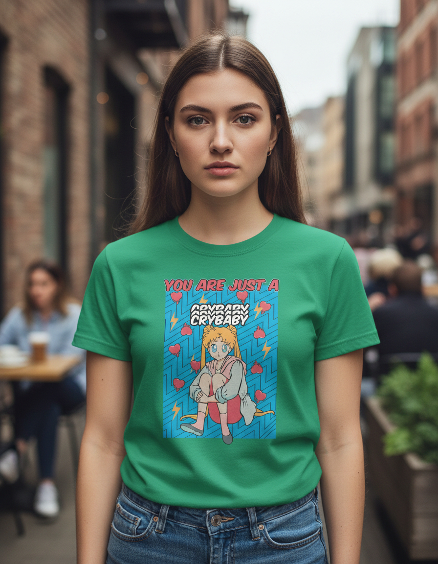 Remera: You Are Just Cry Baby Sailor Moon Memoestampados - Imagen 25