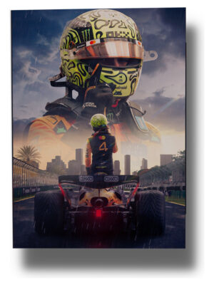 Cuadro 625 Lando Norris F1 70x100 Mdf Memoestampados