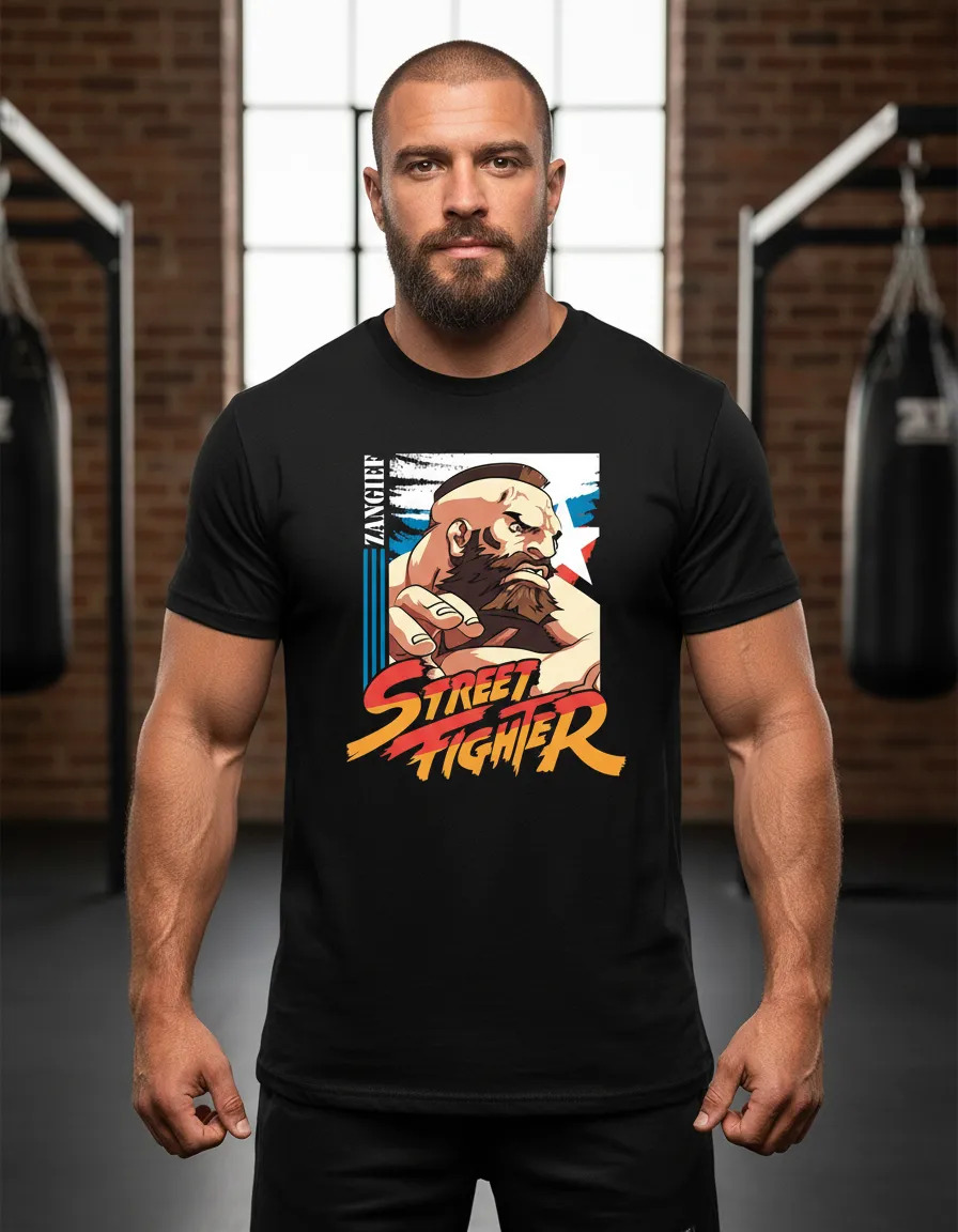 Remera: Zangief Street Fighter Memoestampados - Imagen 3