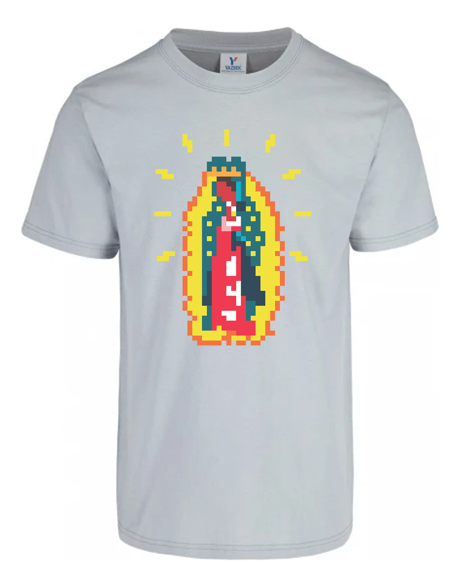 Remera: Virgen De Guadalupe Pixel Memoestampados - Imagen 13