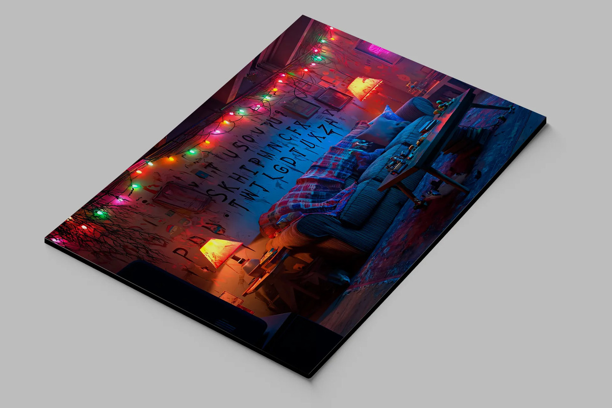 Cuadro 645 Stranger Things 50x70 Mdf Memoestampados - Imagen 2