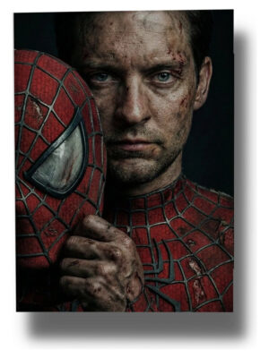 Cuadro 666 Peter Parker Spider-man 40x53 Mdf Memoestampados