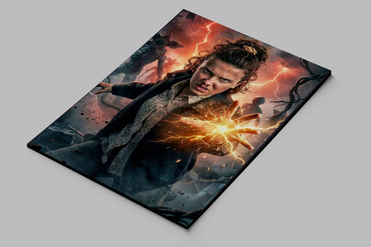 Cuadro 651 Stranger Things 50x70 Mdf Memoestampados - Imagen 2
