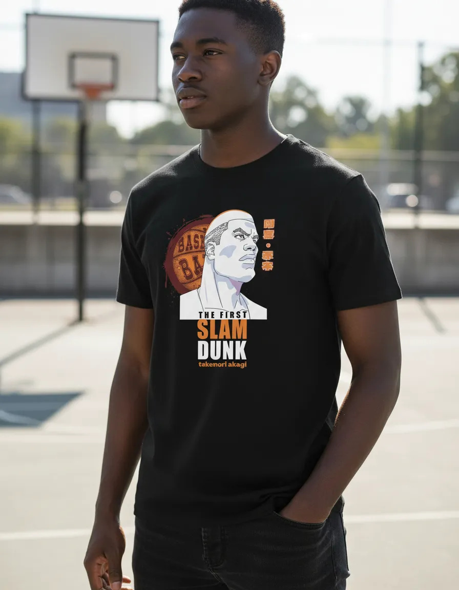 Remera: Takenori Akagi Slam Dunk Memoestampados - Imagen 3