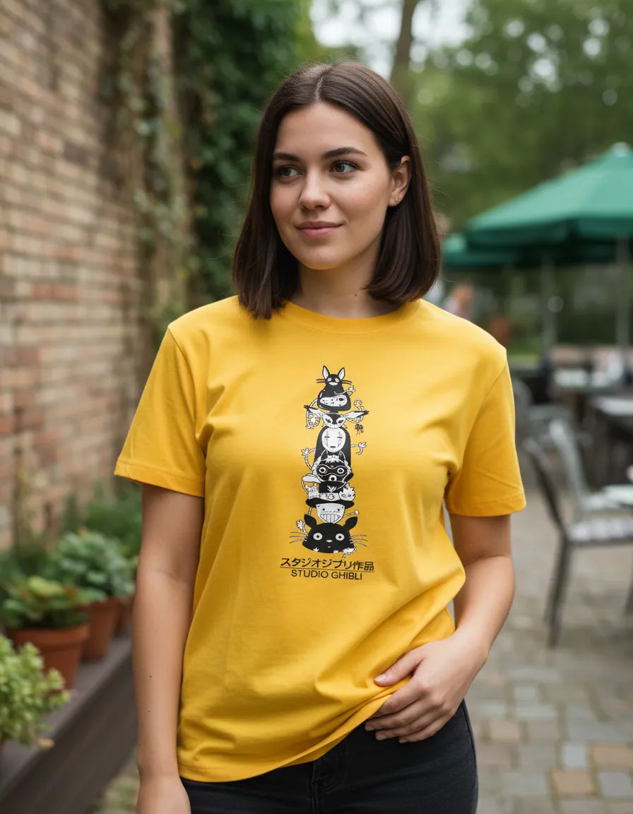 Remera: Studio Ghibli Personajes Memoestampados - Imagen 5