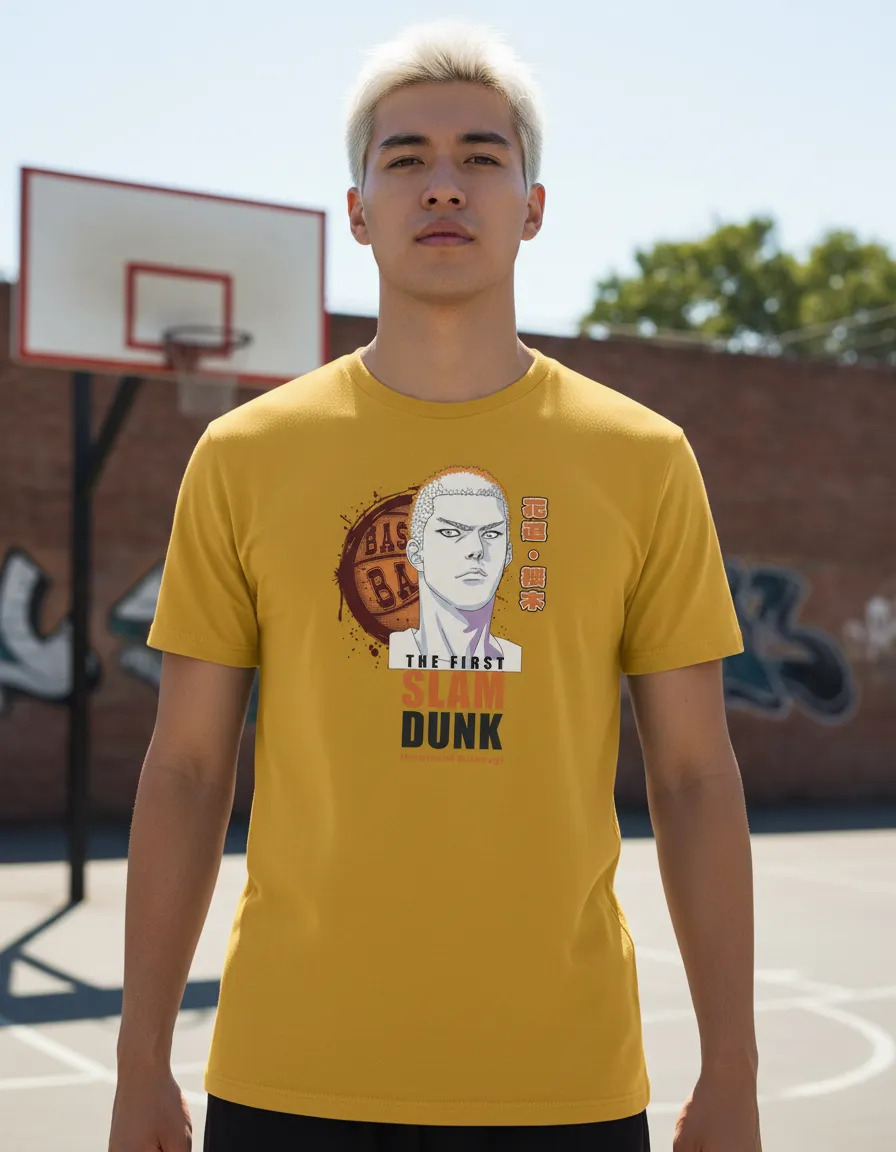 Remera: Hanamichi Sakuragi Slam Dunk Memoestampados - Imagen 7