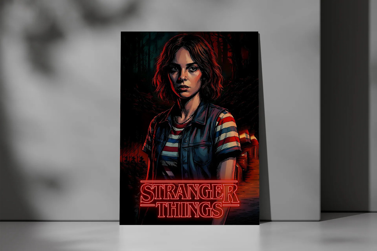 Cuadro 648 Stranger Things 40x30 Mdf Memoestampados - Imagen 3