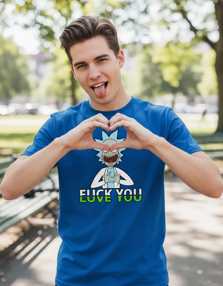 Remera: Rick Love Fuck You Memoestampados - Imagen 9