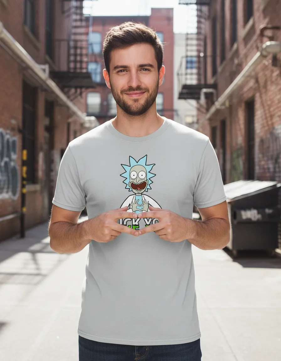 Remera: Rick Love Fuck You Memoestampados - Imagen 13