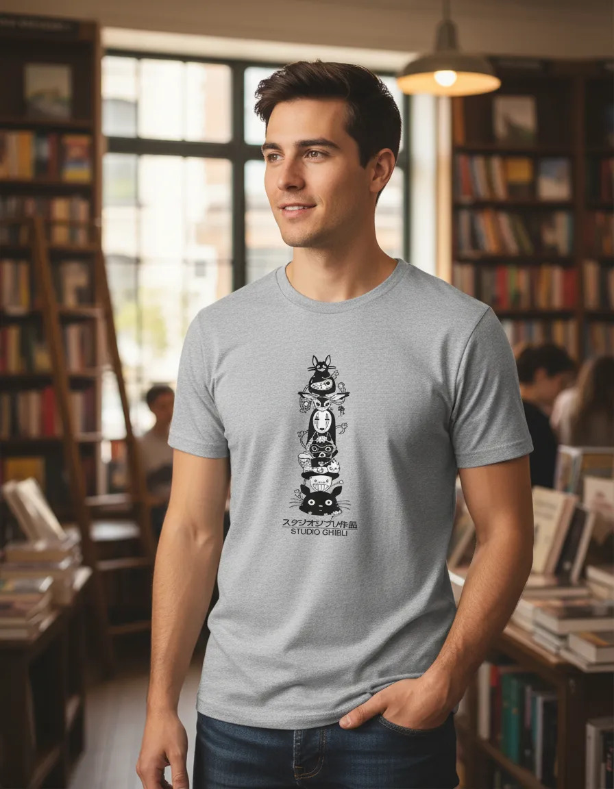 Remera: Studio Ghibli Personajes Memoestampados - Imagen 14