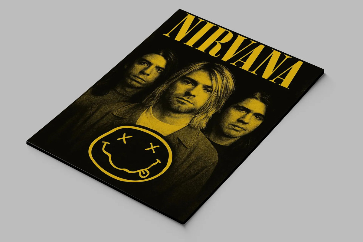 Cuadro 656 Nirvana Rock 40x30 Mdf Memoestampados - Imagen 2