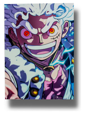 Cuadro 630 Luffy Gear 5 One Piece 40x30 Mdf Memoestampados
