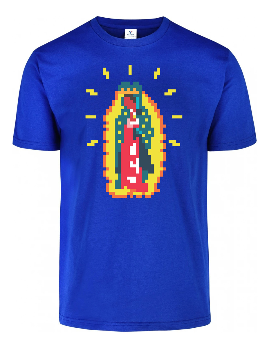 Remera: Virgen De Guadalupe Pixel Memoestampados - Imagen 10
