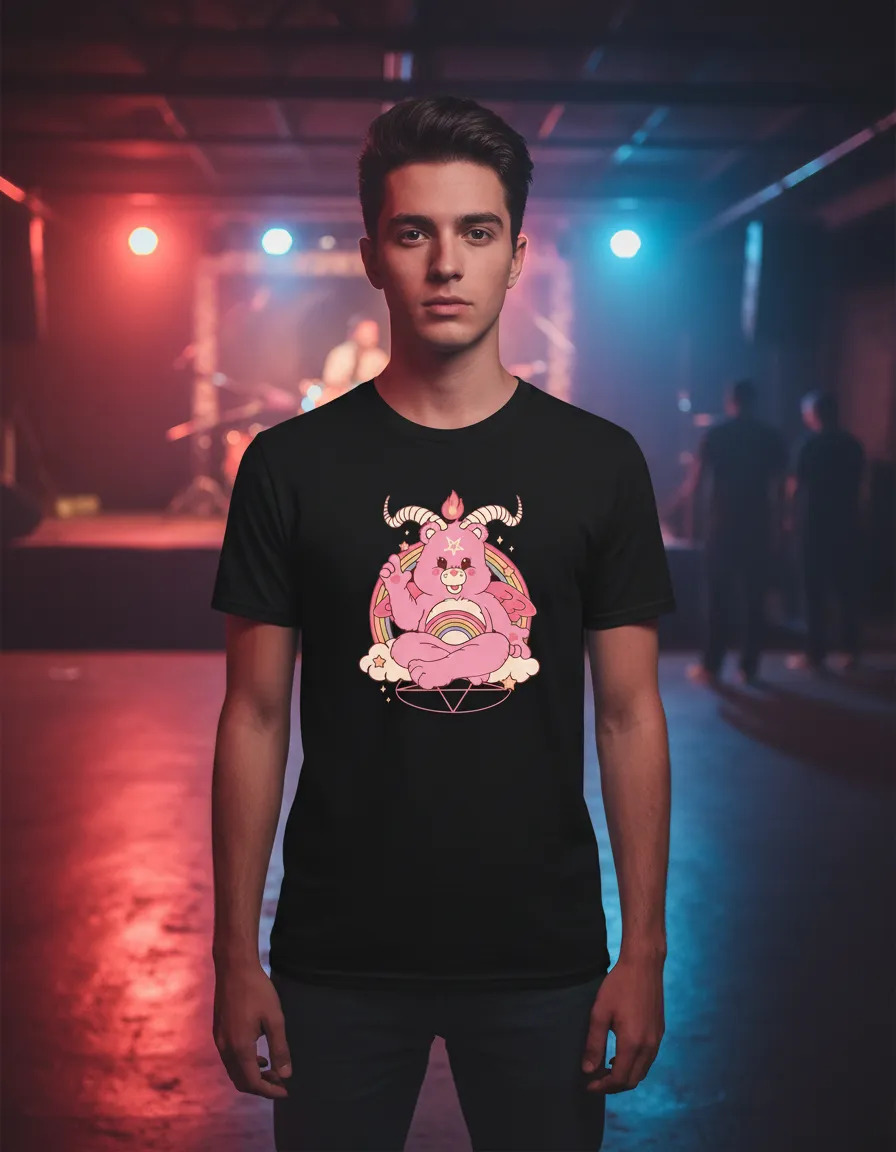 Remera: Bearphomet Memoestampados - Imagen 3